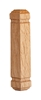 #945 Outside Red Oak Chairrail Block 1-1/8" x 1-1/8" x 5-5/8"