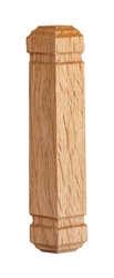 #945 Outside Poplar Chairrail Block 1-1/8" x 1-1/8" x 5-5/8"