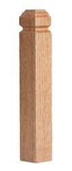 #941 Outside Red Oak Corner Base Block 1-1/8" x 1-1/8" x 7"